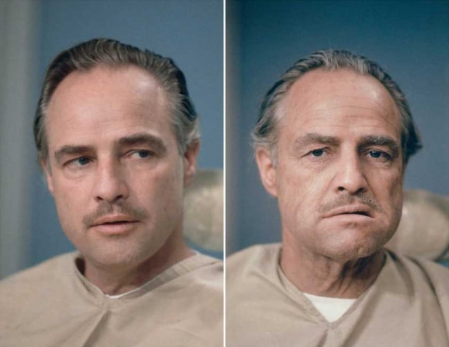 7558310-R3L8T8D-650-Marlon-Brando-before-and-after-getting-his-make-up-done-to-be-Don-Vito-Corleone-in-The-Godfather