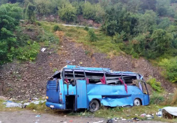 0 15 dead in bus accident near sofia svoge bulgaria 25 aug 2018