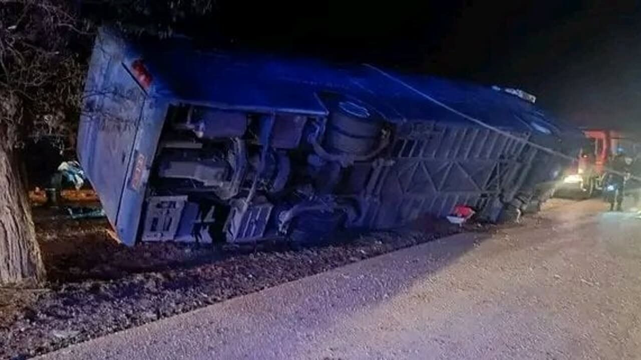 incidente stradale bus algeria foto da