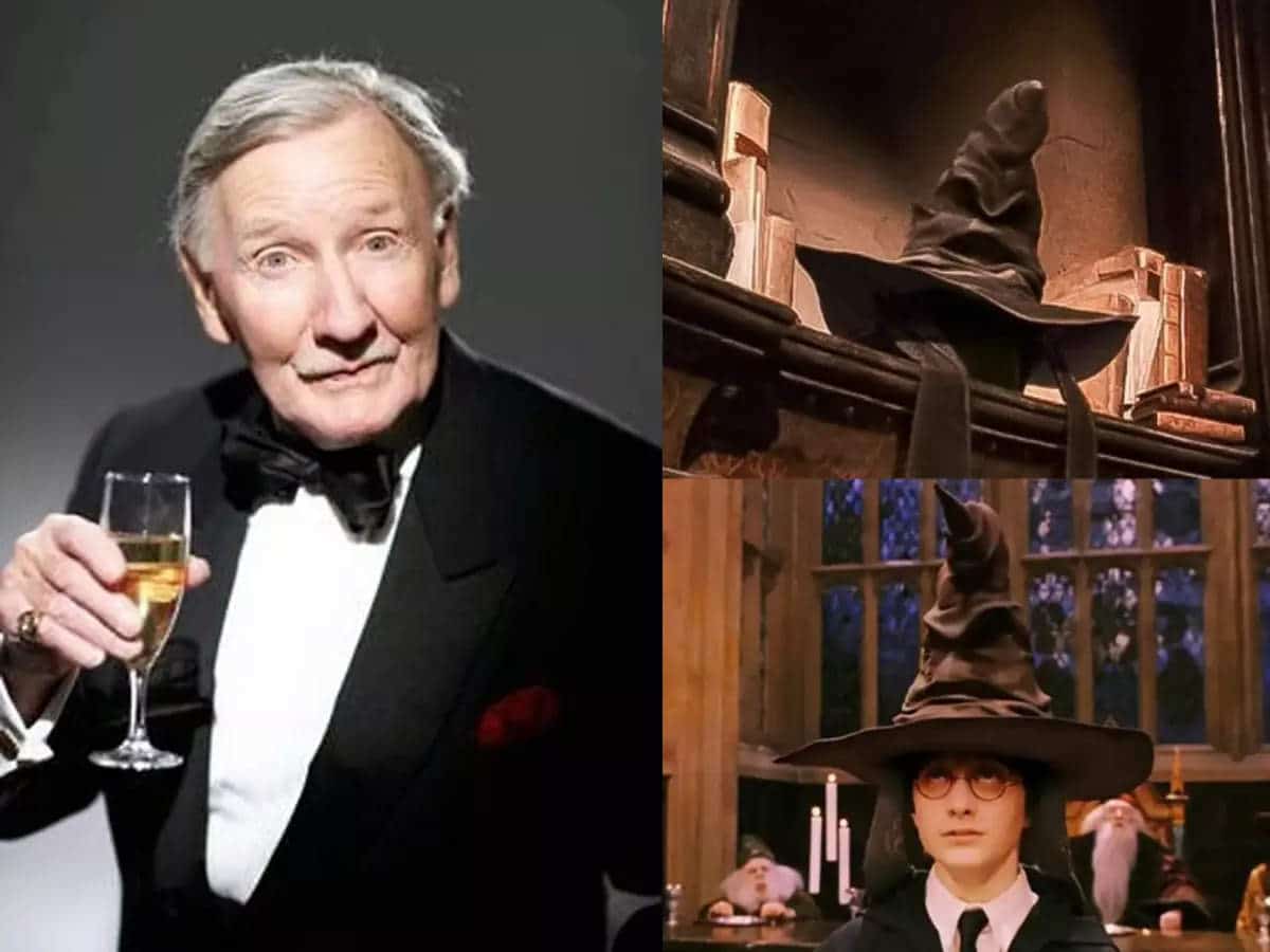 leslie phillips voice of harry potters sorting hat and star of carry on movies dies at 98